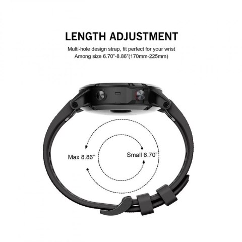 Smooth garmin fenix 5 / 6 / 6 pro / 7 black