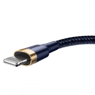 BASEUS CAFULE LIGHTNING CABLE 100CM NAVY BLUE/GOLD