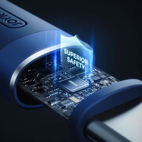 Joyroom s-1230n9 type-c to type-c cable pd60w/3a 120cm blue