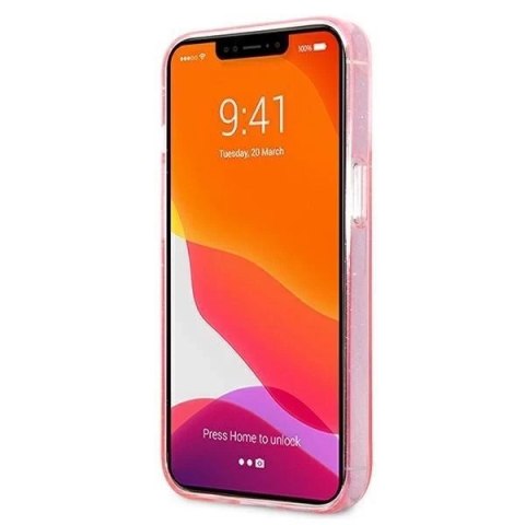 Karl Lagerfeld KLHCP13XKCTUGLP iPhone 13 Pro Max 6,7" różowy/pink hardcase Glitter Karl`s & Choupette