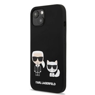 Karl Lagerfeld KLHCP13SSSKCK iPhone 13 mini 5,4" hardcase czarny/black Silicone Karl & Choupette