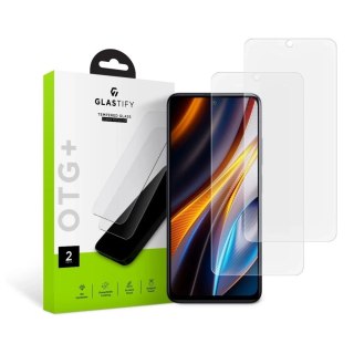 Szkło hartowane glastify otg+ 2-pack xiaomi poco x4 gt clear