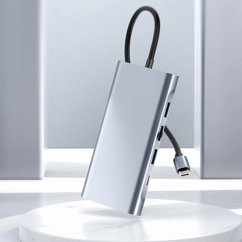 V7-hub adapter 10in1 grey