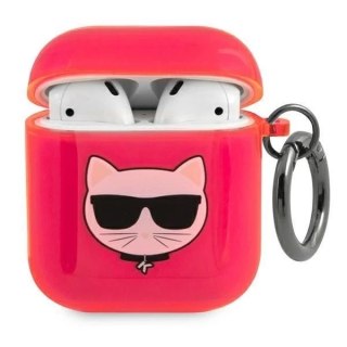 Karl Lagerfeld KLA2UCHFP AirPods cover różowy/pink Choupette