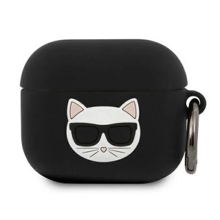 Karl Lagerfeld KLACA3SILCHBK AirPods 3 cover czarny/black Silicone Choupette