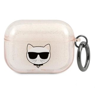 Karl Lagerfeld KLAPUCHGD AirPods Pro cover złoty/silver Glitter Choupette