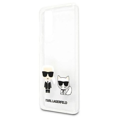 Karl Lagerfeld KLHCA32CKTR A326 A32 5G hardcase Transparent Karl & Choupette