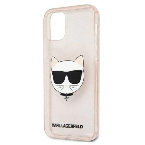 Karl Lagerfeld KLHCP12LCHTUGLGO iPhone 12 Pro Max 6,7" złoty/gold hardcase Glitter Choupette