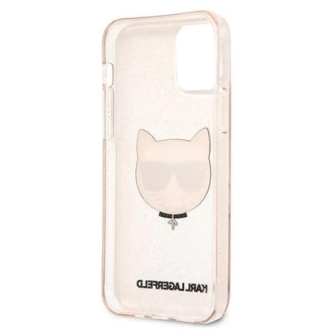 Karl Lagerfeld KLHCP12LCHTUGLGO iPhone 12 Pro Max 6,7" złoty/gold hardcase Glitter Choupette