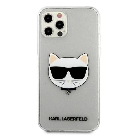 Karl Lagerfeld KLHCP12LCHTUGLS iPhone 12 Pro Max 6,7" srebrny/silver hardcase Glitter Choupette