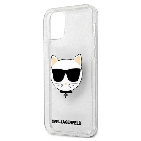 Karl Lagerfeld KLHCP12LCHTUGLS iPhone 12 Pro Max 6,7" srebrny/silver hardcase Glitter Choupette