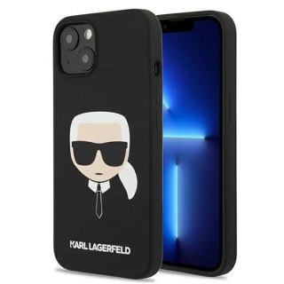 Karl Lagerfeld KLHCP13MSLKHBK iPhone 13 6,1" czarny/black hardcase Silicone Karl`s Head