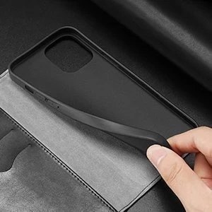 Dux Ducis Kado kabura etui portfel pokrowiec z klapką iPhone 12 Pro Max czarny