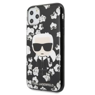 Karl Lagerfeld KLHCN58FLFBBK iPhone 11 Pro czarny/black Flower Ikonik Karl