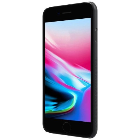 Nillkin Super Frosted Shield wzmocnione etui pokrowiec + podstawka iPhone SE 2022 / SE 2020 / iPhone 8 / iPhone 7 czarny