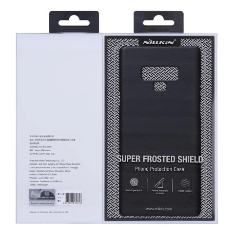 Nillkin Super Frosted Shield wzmocnione etui pokrowiec + podstawka iPhone SE 2022 / SE 2020 / iPhone 8 / iPhone 7 czarny
