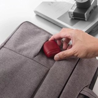 UNIQ etui Terra AirPods 1/2 gen. Genuine Leather beżowy/beige