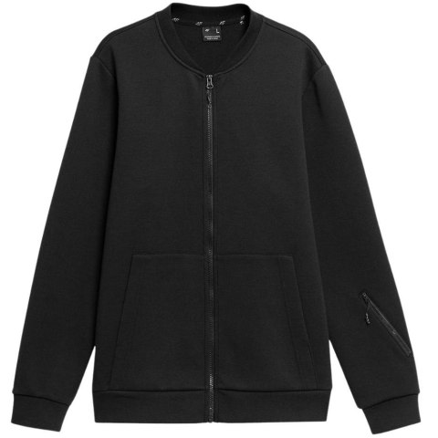 Bluza męska 4F głęboka czerń H4L22 BLM017 20S Bluza męska 4F głęboka czerń H4L22 BLM017 20S