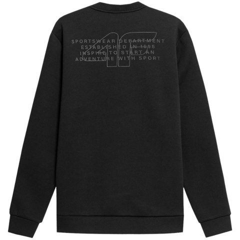 Bluza męska 4F głęboka czerń H4L22 BLM017 20S Bluza męska 4F głęboka czerń H4L22 BLM017 20S