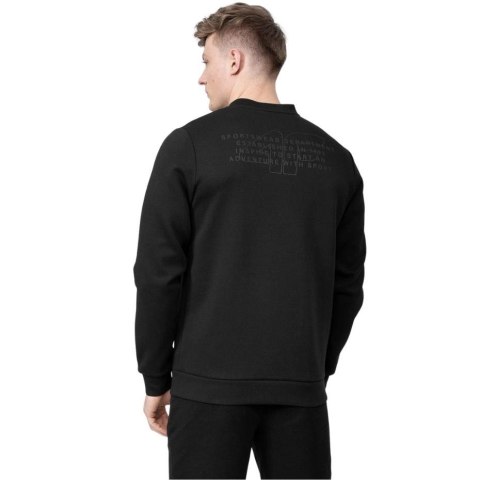 Bluza męska 4F głęboka czerń H4L22 BLM017 20S Bluza męska 4F głęboka czerń H4L22 BLM017 20S