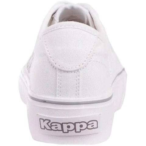 Buty damskie Kappa Boron Low PF biało-srebrne 243162 1015