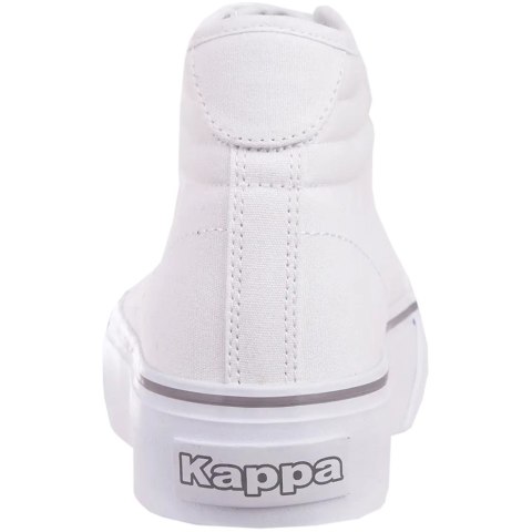 Buty damskie Kappa Boron MId Pf biało-srebrne 243161 1015