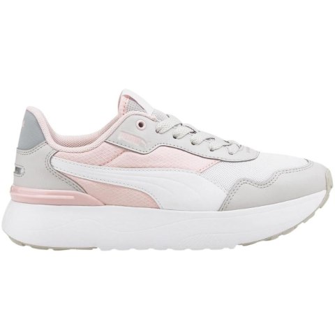 Buty dla dzieci Puma R78 Voyage biało-szare 382048 07 Buty dla dzieci Puma R78 Voyage biało-szare 382048 07