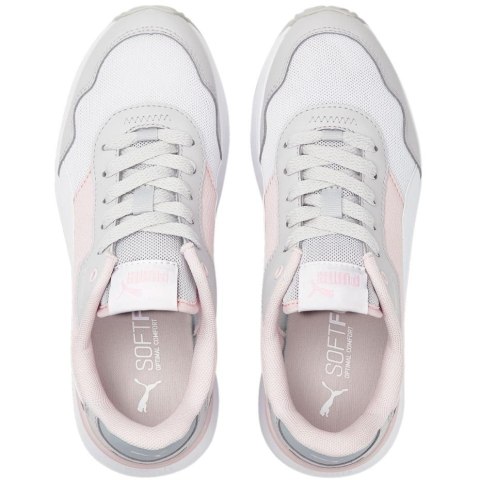 Buty dla dzieci Puma R78 Voyage biało-szare 382048 07 Buty dla dzieci Puma R78 Voyage biało-szare 382048 07