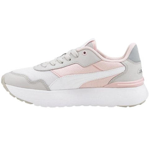 Buty dla dzieci Puma R78 Voyage biało-szare 382048 07 Buty dla dzieci Puma R78 Voyage biało-szare 382048 07