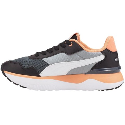 Buty dla dzieci Puma R78 Voyage szaro-pomarańczowe 382048 05 Buty dla dzieci Puma R78 Voyage szaro-pomarańczowe 382048 05