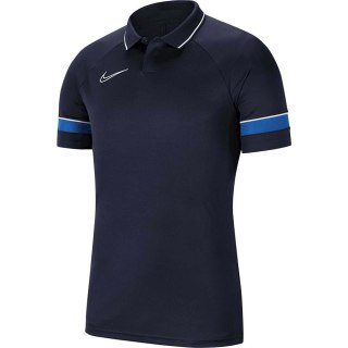 Koszulka dla dzieci Nike Dri-FIT Academy 21 Polo SS granatowa CW6106 453