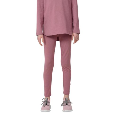 Legginsy dla dziewczynki 4F Burgund HJL22 JLEG001 60S Legginsy dla dziewczynki 4F Burgund HJL22 JLEG001 60S
