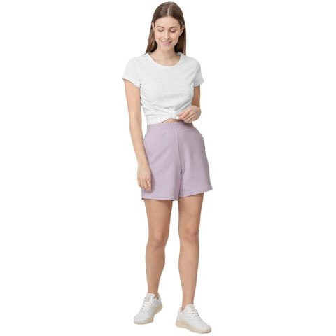 Spodenki damskie 4F jasny fiolet H4L22 SKDD016 52S Spodenki damskie 4F jasny fiolet H4L22 SKDD016 52S