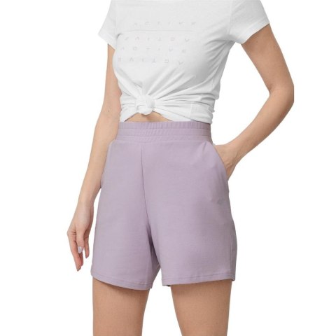 Spodenki damskie 4F jasny fiolet H4L22 SKDD016 52S Spodenki damskie 4F jasny fiolet H4L22 SKDD016 52S