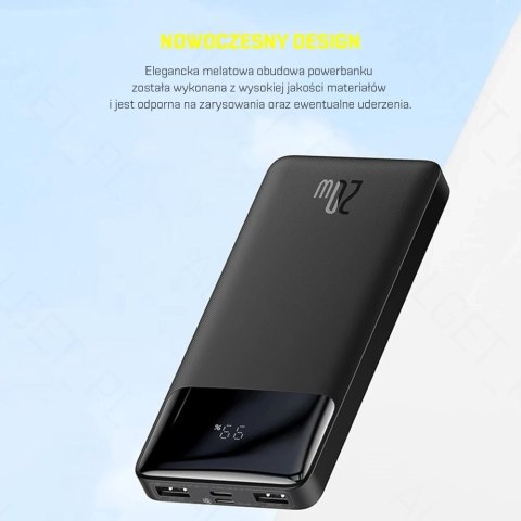 BASEUS Powerbank 2x USB-A USB-C 10000mAh PD 20W