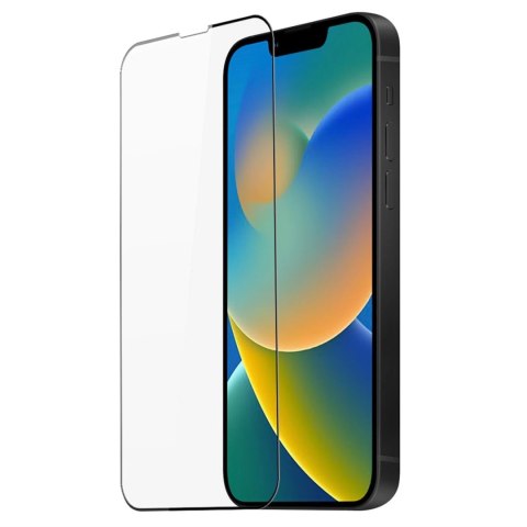 Dux Ducis 10D Tempered Glass wytrzymałe szkło hartowane 9H na cały ekran z ramką iPhone 14 czarny (case friendly)