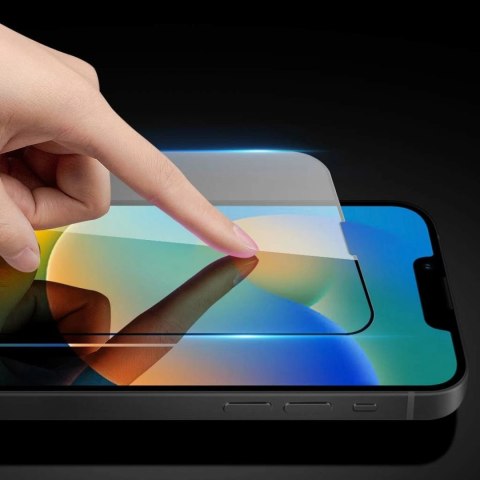 Dux Ducis 10D Tempered Glass wytrzymałe szkło hartowane 9H na cały ekran z ramką iPhone 14 czarny (case friendly)