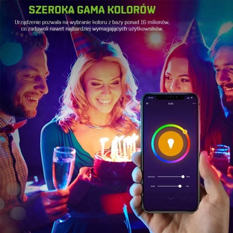 GOSUND Inteligentna żarówka LED E27 8W RGB 2pack