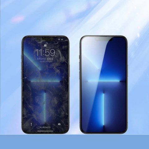 Joyroom Knight 2,5D TG szkło hartowane do iPhone 14 Pro na cały ekran z ramką przezroczysty (JR-H02)