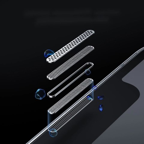 Joyroom Knight szkło do iPhone 14 Pro z zestawem montażowym przezroczysty (JR-H10)