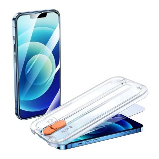 Joyroom szkło hartowane z zestawem montażowym do iPhone 12 Pro Max 6,7" przezroczysty (JR-PF931)