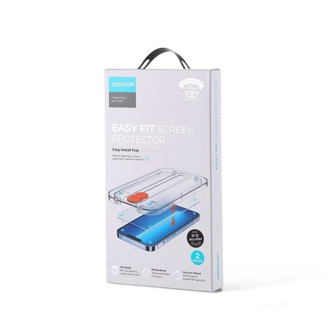 Joyroom szkło hartowane z zestawem montażowym do iPhone 12 Pro Max 6,7" przezroczysty (JR-PF935)