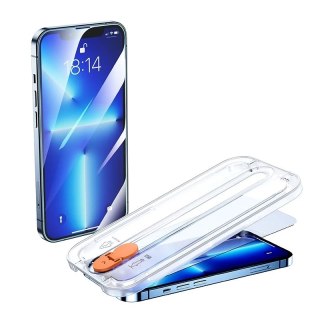 Joyroom szkło hartowane z zestawem montażowym do iPhone 12 i 12 Pro 6,1" przezroczysty (JR-PF934)