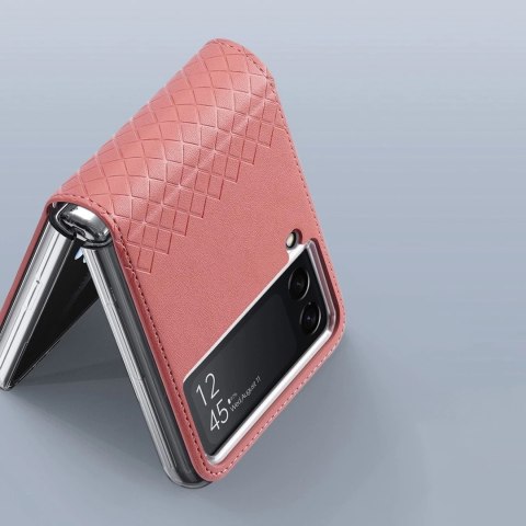 Dux Ducis Bril etui Samsung Galaxy Z Flip4 z klapką portfel pokrowiec na tył brązowy