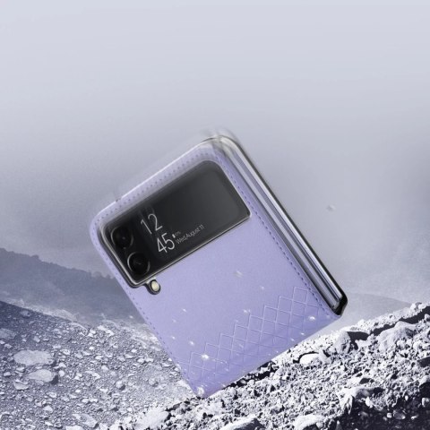 Dux Ducis Bril etui Samsung Galaxy Z Flip4 z klapką portfel pokrowiec na tył niebieski