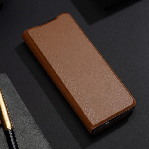 Dux Ducis Bril etui Samsung Galaxy Z Fold4 z klapką portfel podstawka brązowy