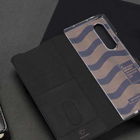 Dux Ducis Bril etui Samsung Galaxy Z Fold4 z klapką portfel podstawka czarny