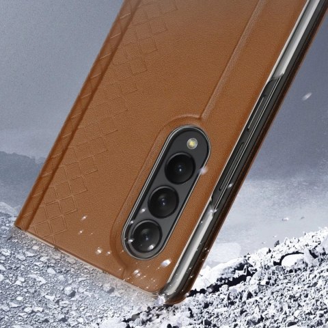 Dux Ducis Bril etui Samsung Galaxy Z Fold4 z klapką portfel podstawka czarny