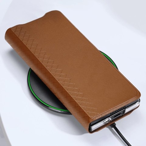 Dux Ducis Bril etui Samsung Galaxy Z Fold4 z klapką portfel podstawka czarny