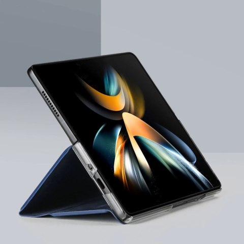 Dux Ducis Bril etui Samsung Galaxy Z Fold4 z klapką portfel podstawka niebieski